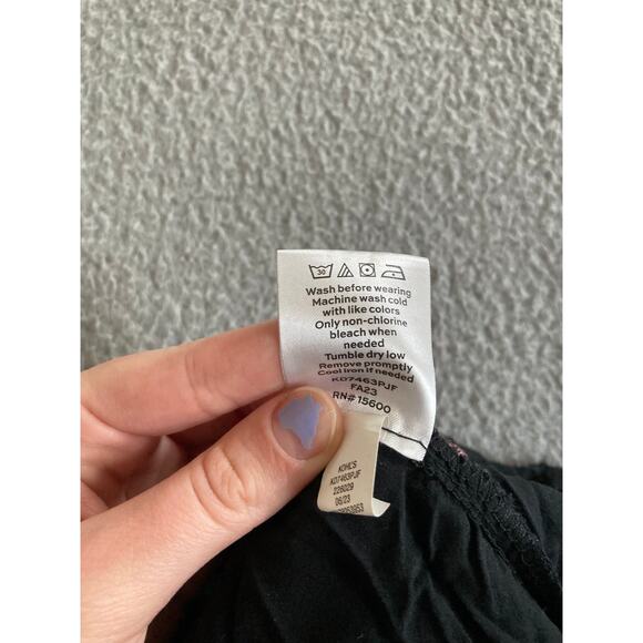 Draper James Mini Dress Small Floral Puff Sleeve Fit Flare Floral Pink Classic - Picture 8 of 15